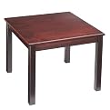 5100 Series Wood Corner Table- Mahogany