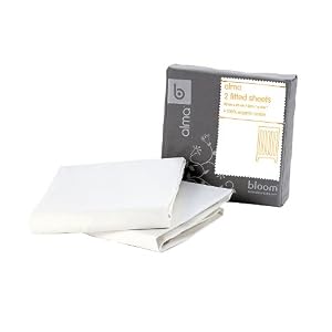 Bloom Alma Fitted Sheets Coconut White