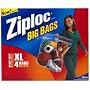 Ziploc 4 Pack XL Heavy Duty Big Bag #65644