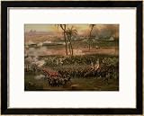 The Battle of the Pyramids, 21 July 1798, 1806 Framed Art Poster Print by Louis Lejeune, 33x27