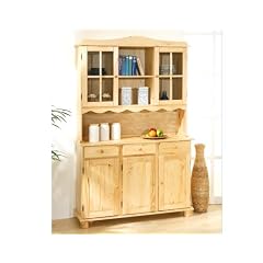 Link 30500020 Vitrine 3-trg. "Toscana" natur lackiert