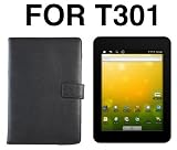 T301 Velocity Micro Cruz Tablet Leather Case - Black (For Cruz Tablet T301, NOT T103)
