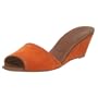 Prada Women's Suede Wedge Heel Slide