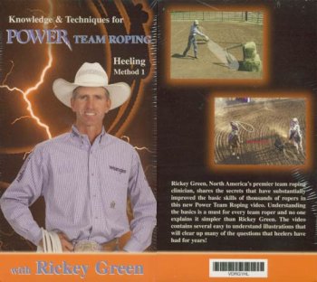 Childrens Toyshop  Sporting Goods : Power Team Roping - Heeling with Rickey Green - DVD