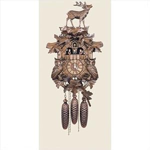 Musical Cuckoo Clock with Deer
