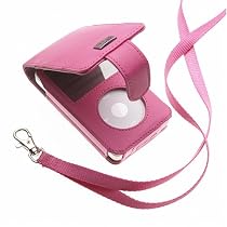 GEAR4 LeatherJacket - Leather Case for iPod Video - Hot Pink