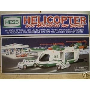The Hess Toy Truck: Helicopter with Motorcycle and Cruiser, Limited Release 2001 by Hess Toy Trucks