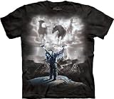 The Mountain Summoning the Storm Native American Horse Adult Tee T-shirt