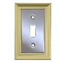 Architectural Single Switch Wall Plate (two tone)- Set of 2