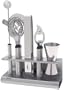 Hoffritz 6-Piece Stainless-Steel Bar Tool Set with Rack