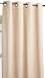 Regal Home Collections Kingston 54-Inch by 84-Inch Textured Solid Grommet Panel, Beige