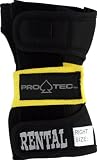 Protec Black/Yellow Rental Wrist Guard (Medium)