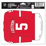 Nicklas Lidstrom - Detroit Red Wings Jersey 5x6 Cling Decal