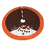 Snowman Christmas Tree Skirt - Cleveland Browns