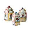 Pfaltzgraff Holiday Magic 3-Piece Sealed Canister Set