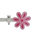 Flower Drapery Rod - 28–48”
