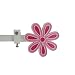 Flower Drapery Rod - 28#8211;48#8221;