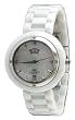 Oniss #ON609-L Petite Size Unique Collection MOP Dial White Ceramic Swiss Quartz Watch