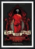 Poster - AS I LAY DYING - Black Framed Limited Edition Concert Poster - by Joe Whyte von As I Lay Dying