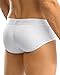 Leo butt lifting/enhancement performance brief underwear for men removable pads White