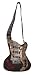 Elvis Embroidered Metallic w/Rhinestones Guitar Shape Body Bag w/Elvis Rhinestone Plate D�cor