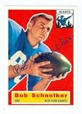Bob Schnelker Autographed/Hand Signed Football Card (New York Giants) 1994 Topps Archives #89 1956 S