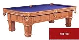 Gulliver Solid Maple 8 foot Pool Table - Honey Finish - Red Felt - B000AOC3BK