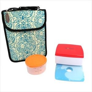 shears food:Classic Lunch Kit (Blue&White Damask)