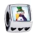 Soufeel Plastic Snowman Heart European Bead Charm Fits All Pandora/troll/chamilia