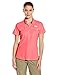 Columbia Women's Lo Drag Short Sleeve Shirt, Bright Geranium, Medium