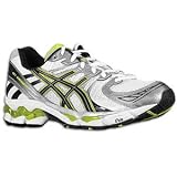 ASICS Men's GEL-Kayano 17 Running Shoe,Snow/Black/Lime,16 M