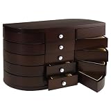 Dual Swinging Jewelry Box - Walnut