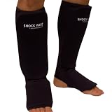 Black Cloth Shin Instep Pads