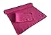 Clever Yoga Micro Fiber Towels - Yoga Mat Towel and Yoga Hand Towel Set Rose Pink