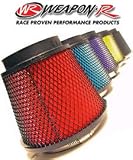 Weapon R 4.75 inch V2 Replacement Air Intake Filter in Red Color