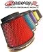 Weapon R 3 inch V2 Replacement Air Intake Filter in Yellow Color