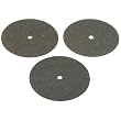 3 Ultra Thin Cut Off Wheels Rotary Tools fits Dremel