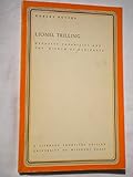 Lionel Trilling : negative capability and the wisdom of avoidance