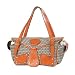 Mia Bossi Maria Tangerine Designer Diaper Bag - Brand New with Tags