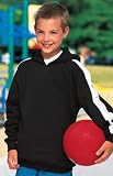 Sport-Tek Youth Pullover Hooded Sweatshirt with Stripe