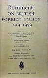 Documents on British foreign policy, 1919-1939. 1st series