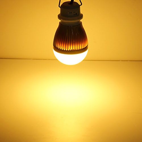E27 4W LED Warm White/White LED Light Bulb 1.5M Wire Clip AC/DC12V-24V