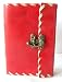 Incredible Indian Art Genuine Buffalo Leather Journal With Lock And Handmade Paper 5"x3.5" Red Color RS.3043.00