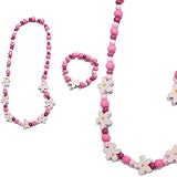 SG PARIS-PARURE---CARTEX2Pcs-ENFANT-BOIS----NATURE-FLEUR AUTRES