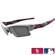 Oakley St. Louis Cardinals Flak Jacket XLJ Men's Special Editions Major League Baseball Sports Wear Sunglasses w/ Free B&F Heart Sticker