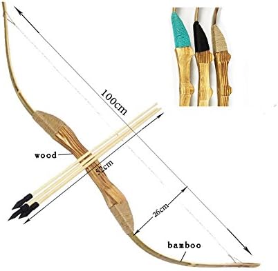 Yoyoda Wooden Bow Set with 30 Arrows (Brown)