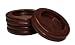 Mahogany Piano Caster Cups - Set of 3 for Grand Pianos