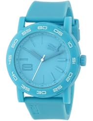 PUMA Womens PU103202005 Move Silicone Band Analog Watch, Blue