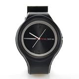 Neewer Men Women Fashion Black Unisex Wrist Sport Jelly Watch