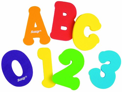 Sassy Count N Spell Bath Appliques Rainbow